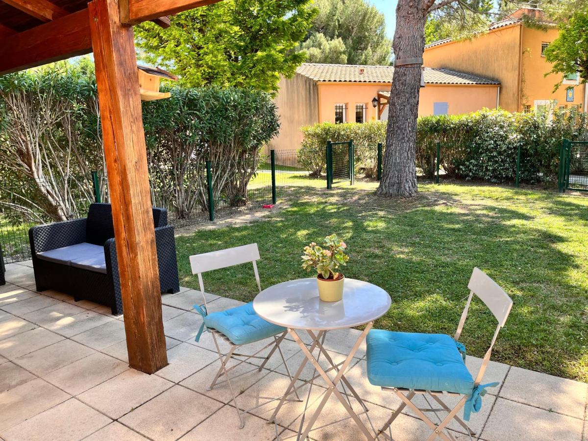 Maison de vacances dans résidence avec piscine Arlés Exterior foto